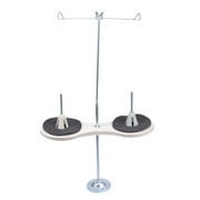 Uxcell Double Cone Spool Stand Universal Iron 2 Thread Stand