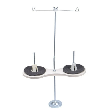 Uxcell Double Cone Spool Stand Universal Iron 2 Thread Stand