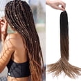 thumbnail image 1 of Ombre Senegalese Twist Crochet Synthetic Braiding Hair Extensions for Women, 1 of 6
