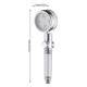 thumbnail image 5 of Bewildely Cabezal de ducha de plástico LED automático rociador giratorio de 360 ​​grados que cambia de Color ducha de mano accesorios de cabezal de Juegos de accesorios de baño Bewildely HA012221-00, 5 of 6