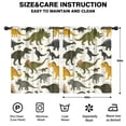 thumbnail image 2 of Blackout Kids Curtains,Cute Dinosaur Pattern Childrens Insulated Curtains Set Of 2,Bedroom Essentials,Toddler Room Decor 42x54in(106x137cm), 2 of 4