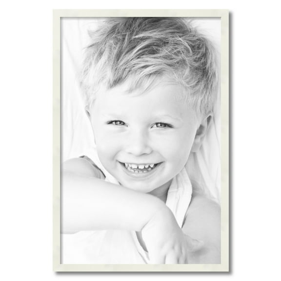 ArtToFrames 21x32" White Picture Frame, White Wood Poster Frame, with Regular Acrylic and 2 (FBPL-5140)