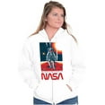 thumbnail image 4 of NASA Landed on the Moon Astronaut Zip Up Hoodie Men's Women's Brisco Brands M, 4 of 6