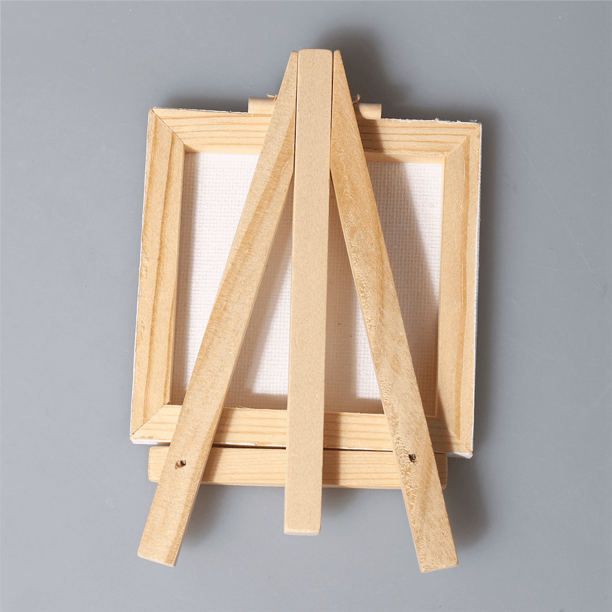 Artists 3 Inch X3 Inch Mini Canvas & 5 Inch Mini Easel Set Painting Craft Drawing Set 72 Mini Canvases & 72 Mini Easels