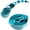 Blue Cyan, variant on 13 Pcs Mixing Bowls Set, RV Camping Accessories Set, Apartment Kitchen Gadget Easy Storage, Inculding Measuring Cups Colander Sifter Large Bowl Whisk Scraper, Great for Cooking and Baking, No BPA