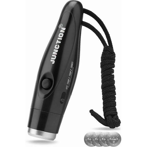 UNIWA Electronic Whistle, Battery Operated Whistle Adjustable 3 Different Loud Whistle Sounds with Lanyard Handheld Electronic Whistles for Referees Volleyball Coaches Teacher, Soccer Sports Whistle