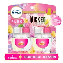Febreze Plug In Air Freshener, Odor-Fighting Scented Oil Refill, Wicked Beautifical Blossom, 2 Count