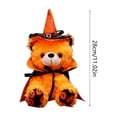 thumbnail image 7 of WYBXZ Orange Pumpkin Bear Plush, 11.81IN Stuffed Animal for Halloween, Vibrant Fall Decor, Soft Lint-Free Plush Toy for Couch Bed Display, 7 of 7