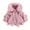 Pink, variant on GYRATEDREAM Toddler Boys Girls Winter Fleece Thicken Coat Kids Hooded Faux Fur Jacket Baby Warm Windproof Outwear for 1-6 Years
