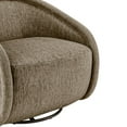 thumbnail image 6 of New Pacific Direct Margareth Fabric Swivel Accent Arm Chair in Pasadena Taupe, 6 of 11