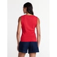 thumbnail image 4 of Time and Tru Women's Button Front Tank Top, Size XS-XXXL, 4 of 6