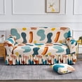 thumbnail image 4 of Elastic Stretchable Sofa Cover with Skirt Washable Furniture Protector Printed Slipcovers with Elastic Bottom for Living Room, 4 of 6