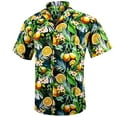 thumbnail image 4 of Men's Hawaiian Shirt Short Sleeve Casual Tropical Button Up Floral Dress Shirts Beach Breeze Party, 4 of 5