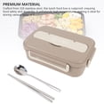 thumbnail image 4 of 316 Stainless Inner Steel BentoBox, 3 Compartment 1000ml Lunch Box Lunch Containers with Utensils, Portable Lunch Food Container for Adults Kids School Picnic, 4 of 7