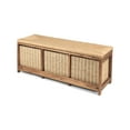 thumbnail image 6 of Badger Basket Kid's Storage Bench with Woven Top and Baskets 2.7 Cu ft. - Brown, 6 of 14