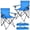 Blue, variant on Portable Camping Chair, Outdoor Lawn Folding Chairs for Adults, Heavy Duty Large Foldable Chairs for Beach, Fishing, Tailgating and More Outdoor Sport, Carry Bag & Cup Holder