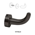 thumbnail image 3 of CRL DRH10RB Oil Rubbed Bronze Designer Robe Hook, 3 of 4