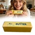 thumbnail image 2 of Slow Rising Butter Squishy, Realistic Butter Stick Stress Relief Ball for Adults and Teens, Cute Sensory Fidget Gadget, Soft Anxiety Relief with Wet Rebound, Squeeze & Squish Stress Reliever, 2 of 7
