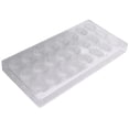 thumbnail image 3 of Molde de chocolate duro con forma de concha, molde de policarbonato transparente para caramelos y gelatina de hielo, concha marina 3D, 3 of 7