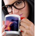 thumbnail image 2 of 3drose, Kilauea Volcano, Hawaii Volcanoes Np, Hawaii - Us12 Dpb0528 - Douglas Peebles, 11oz Two-tone Red Mug, 2 of 6