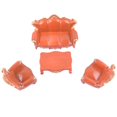 thumbnail image 4 of Sofá de simulación de estilo europeo Zulema modelo muebles DIY 1:20 naranja, 4 of 6