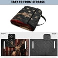 thumbnail image 4 of SEANATIVE Golf Cart Seat Cover Towel for Most 2 Passenger Club Car, EZGO, Yamaha, Sun Protection Golf Cart Front Seat Cushion Covers Protector, Patriotic Decoration, Deer American Flag, 4 of 7