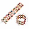 thumbnail image 5 of Qyaukm Parrot Ladder with Colorful Beads, Wooden Climbing Bridge Bird Cage Toy for Budgies Lovebirds and Small Birds, Encourages Exercise and Play, 5 of 7