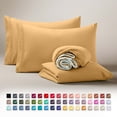 thumbnail image 1 of Clara Clark Juego de Sábanas para Caravanas/cama Queen Corta, Ropa Cama Caravanas, Lujo Hotelero, Microfibra Suave, 4 Piezas, Color Oro Camel, 1 of 8