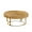 Natural+Gold, variant on Kojooin Modern Round Coffee Table, Farmhouse Wooden Carving Pattern Coffee Table, Rustic Side Table With Metal Legs, Center Table For Living Room Office