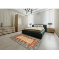 thumbnail image 4 of Ahgly Company Indoor Round Abstract Brown Abstract Area Rugs, 7' Round, 4 of 6