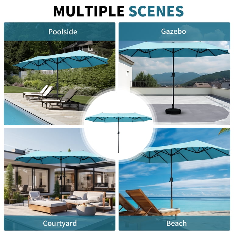 blaine's farm and fleet patio umbrella MASTERCANOPY 9ft 3-Tier Olefin 5-Year-Non-Fading stabilized polymer for long Replacement Canopy for Berkley Jensen