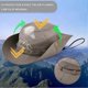 thumbnail image 2 of Cotton Sun Hat UV Protection Summer Hats Beach Hat Safari Boonie Hat Foldable Fishing Hat with Breathable Mesh and Adjustable Chin Strap, 2 of 5