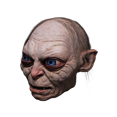 thumbnail image 2 of Lord of The Rings Gollum Adult Latex Costume Mask, 2 of 3
