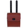 thumbnail image 1 of 1 bolsa de manillar de bicicleta de cuero sintético para ciclismo, bolsa duradera para motocicleta, bolsa colgante para alforja, 1 of 2