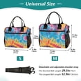thumbnail image 2 of Ckdifva Tye Dye Cooler Bag Cooler Cooling Tote Lunch Bag Lunch Box Front Pocket with Shoulder Strap, 2 of 6