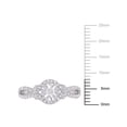 thumbnail image 2 of Everly Women's Diamond Sterling Silver Engagement Ring, 2 of 8