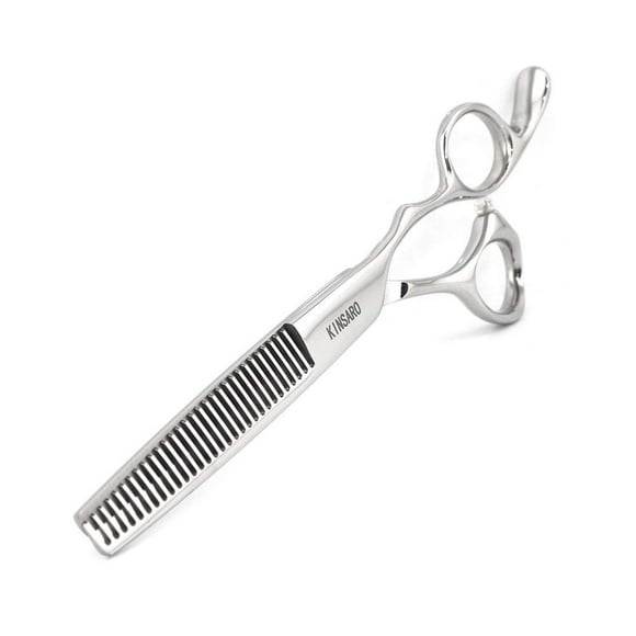 Professional Hair Scissors 6 Inch Hair Thinning Shears Barber Scissors Sharp Hair Thinning Scissors 30 Teeth Barber Shears Hair Clippers 440C Shears KINSARO