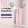 thumbnail image 3 of Portable Electric Massager Wand, 5-Speed USB-Rechargeable for Neck, Back, Legs, Waist, Foot - Relaxation Gift, 3 of 10