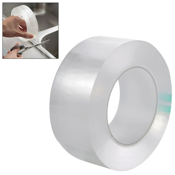 Oubit Kitchen Sink Waterproof Mildew Strong Self Adhesive Transparent Tape Bathroom Pool Water Sealing Tape