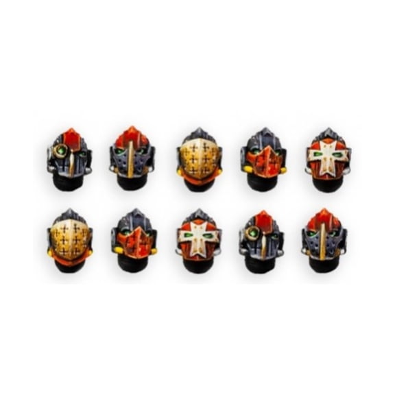 Kromlech Imperial Crusaders Helmet Heads New