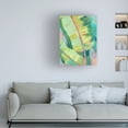 thumbnail image 2 of Trademark Fine Art Jennifer Goldberger Vibrant Palm Leaves I Canvas Wall Art - 24x32, 2 of 5