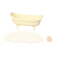 thumbnail image 2 of Accesorios de baño para casa de muñecas en miniatura, modelo de bañera, decoración de muebles en miniatura, juguete para habitación de casa de muñecas, 1:12 Juego de bañera, 2 of 9