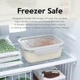 thumbnail image 6 of (2 pack) Just Cook Stainless Steel Metal Microwavable Food Storage Container 40.5 Oz or 5 Cups, Designed to Help with Pantry Storage and Everyday Organization, 6 of 12