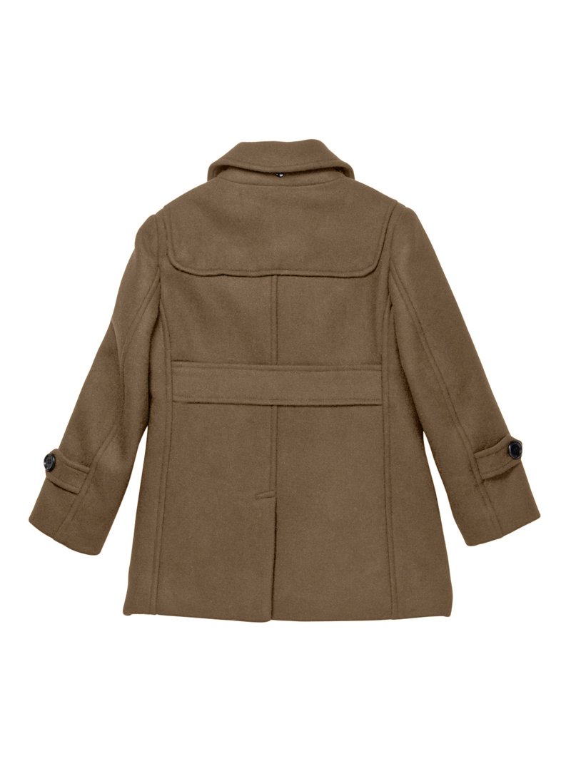 Isaac Mizrahi Boy's 2-20 Solid Wool Toggle Coat with Removable