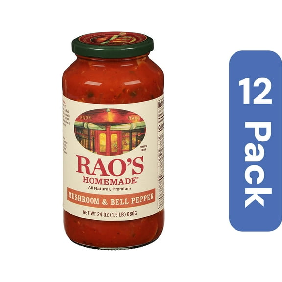 Rao's Mushroom & Bell Pepper Sauce 24 oz (Pack Of 12)