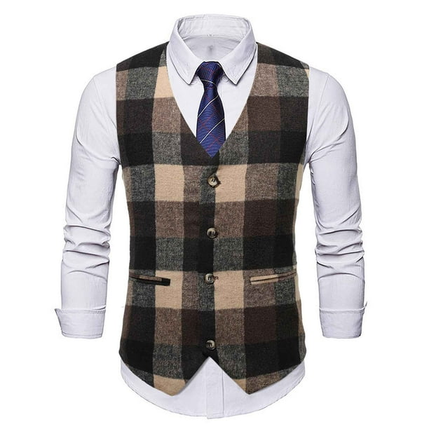 Mens plaid outlet outdoor vest