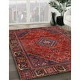 thumbnail image 3 of Ahgly Company Machine Washable Indoor Rectangle Traditional Brown Area Rugs, 7' x 10', 3 of 7