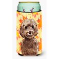 thumbnail image 1 of ""Caroline's Treasures Brown Cockapoo Fall decorativo puede abrazar alto multicolor"", 1 of 1