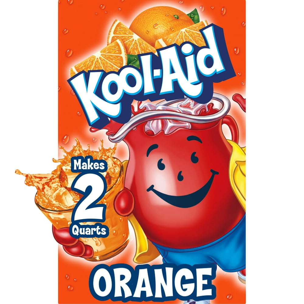 KoolAid Unsweetened Orange Artificially Flavored Powdered Soft Drink