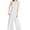 black, variant on London Womens Belted Jumpsuit, Grey, Large